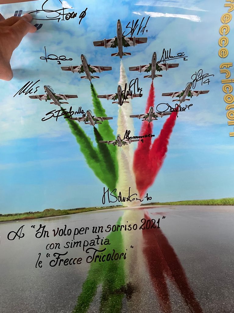Dedica della Pattuglia Acrobatica Nazionale (PAN)