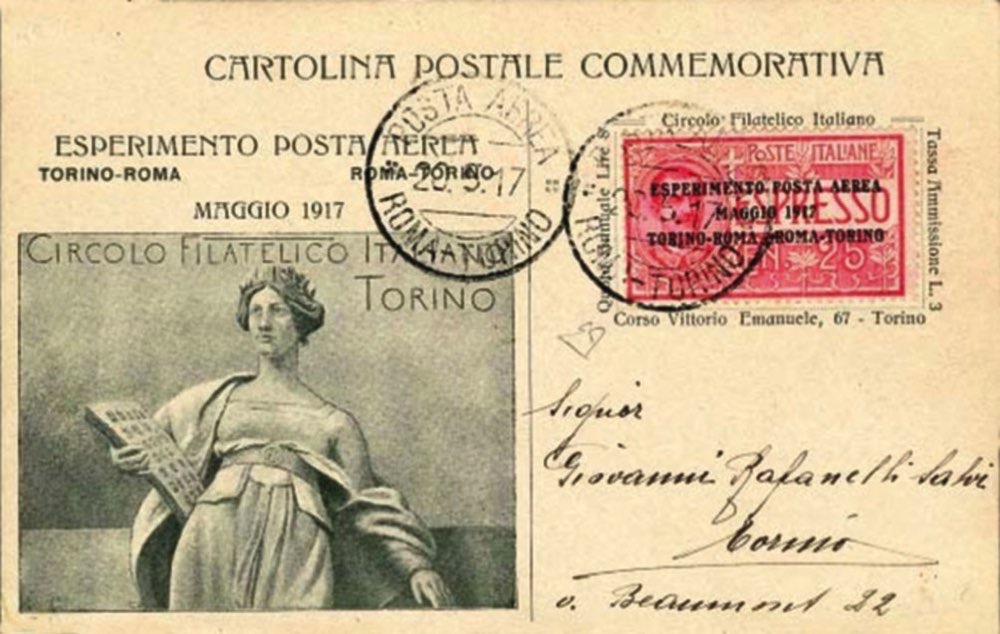 Cartolina Posta Aerea