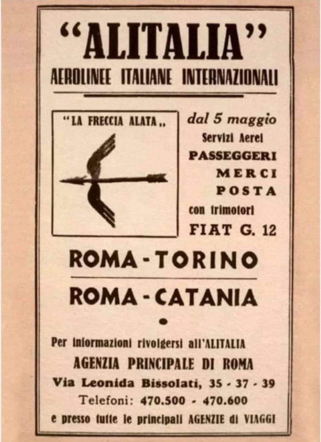 Locandina Alitalia