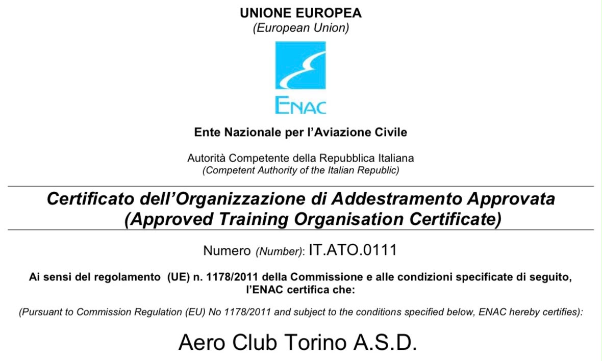 Nasce Aero Torino Flight School